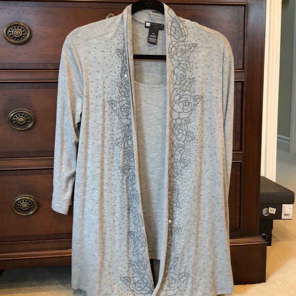 NEW LISTING! Carole Little Beaded Cover Up
